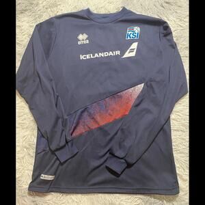 Errea Iceland National Team Sigurdsson XL Soccer Jersey Multi-Color